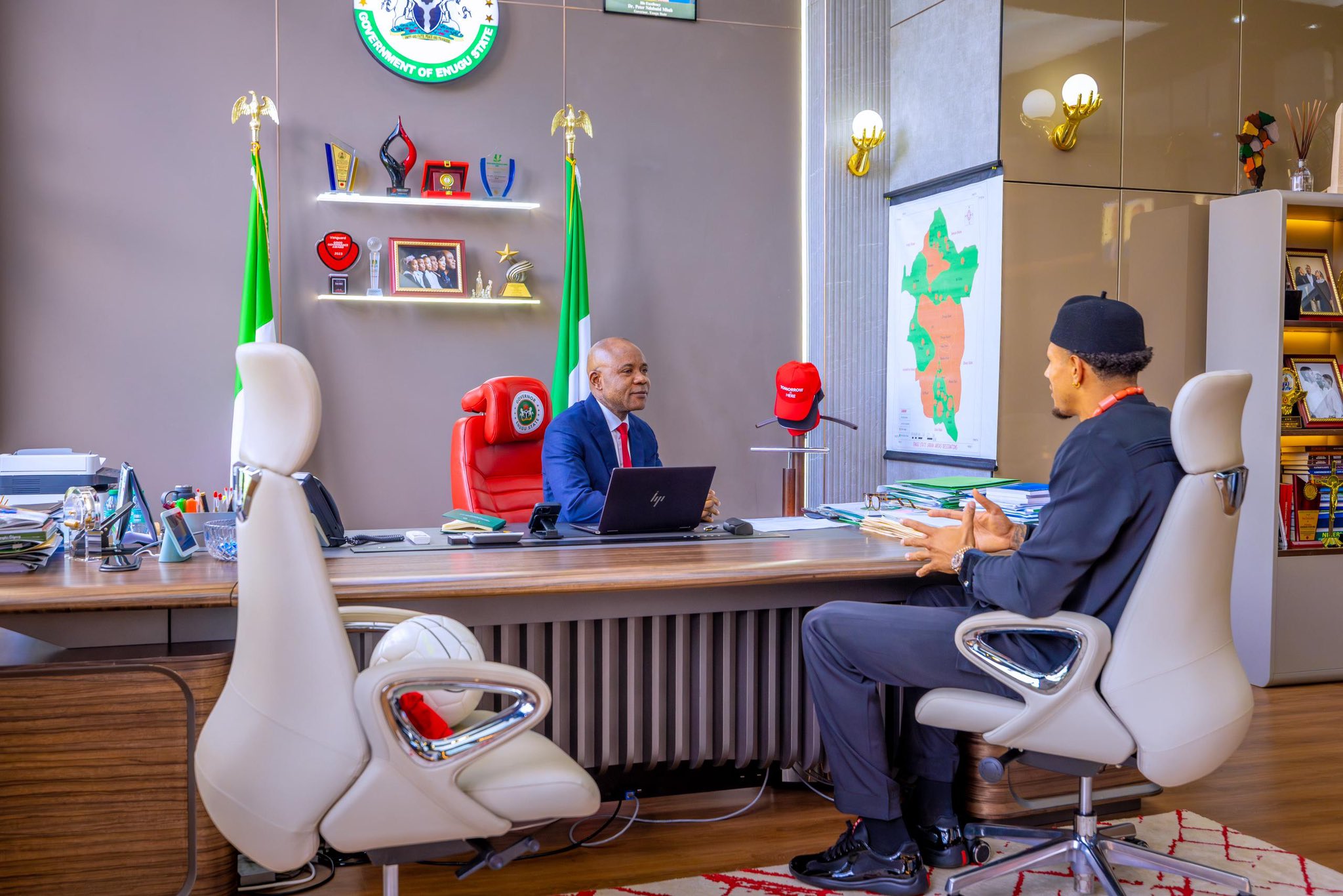 Enugu Governor Honours Super Eagles Star Maduka Okoye