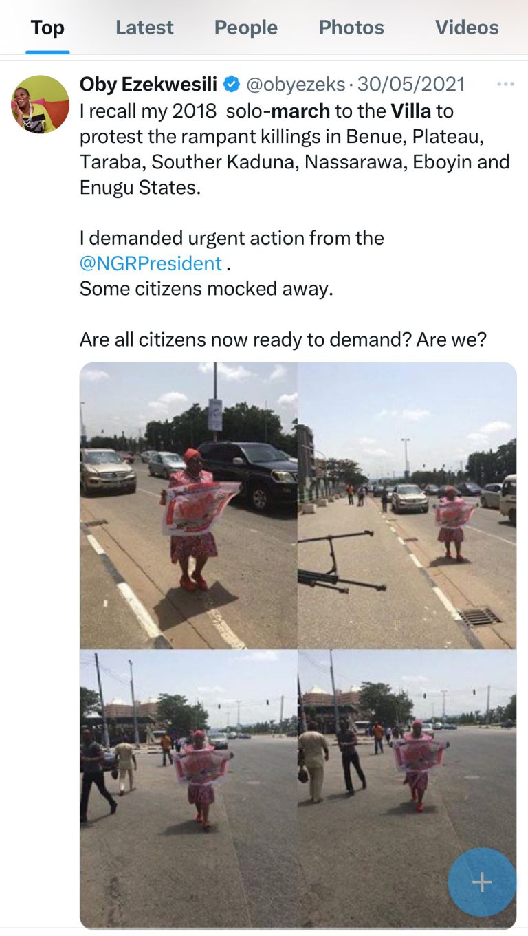 Oby Ezekwesili:  Benue Massacre Exposes Leadership Failures