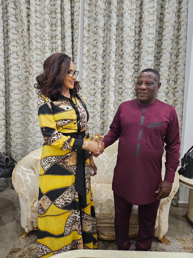 Bianca Lands in Ghana to Help to Defuse Tensions