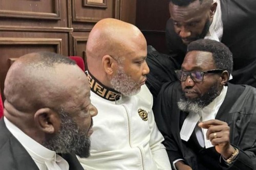 Nnamdi Kanu Declares Conviction “Without Legal Basis” After Meeting Supporters in Sokoto Prison