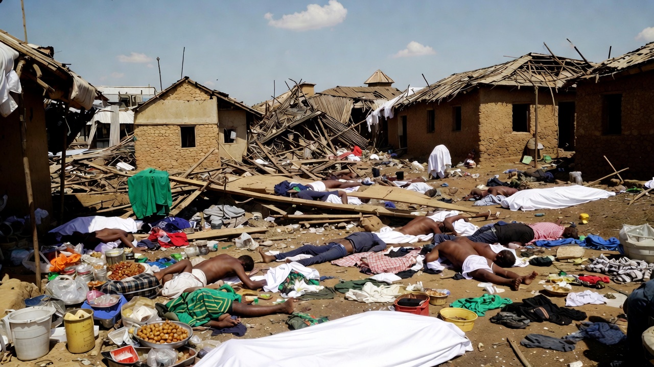 At least 200 feared dead in Nigerian military jet strike on village market