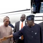 Tinubu arrives in Paris for the second leg of his foreign holiday.